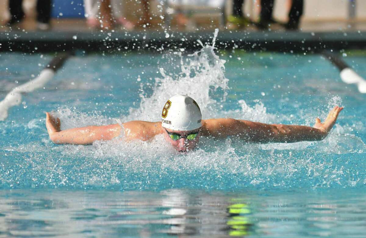 Brunswick senior Christian Farricker finished second in the 100-yard butterfly in an All-American time of 48.93 seconds at the NEPSAC Division I Championships.