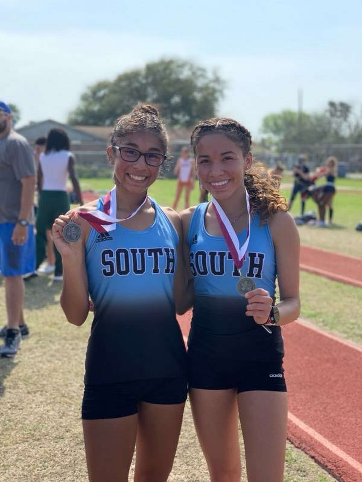United South’s Julie Garza finished fourth while Cristina Benavides placed fifth in the 3,200-meter run at the Intracoastal Relays.