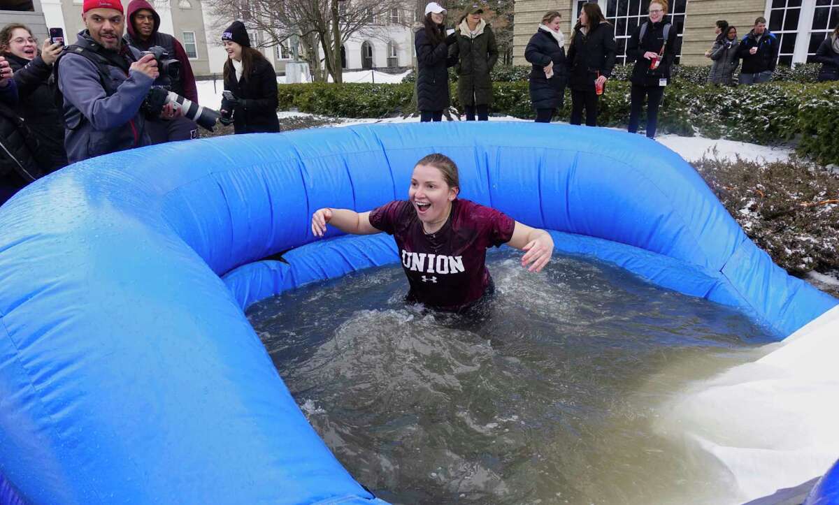 Photos: Taking a chilly dip at Union to fight cancer