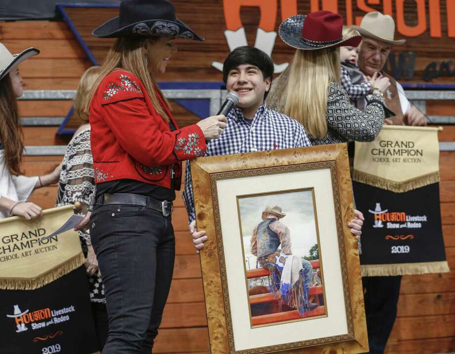 Last Minute Entry Snags Top Prize At Rodeo Art Auction Houston