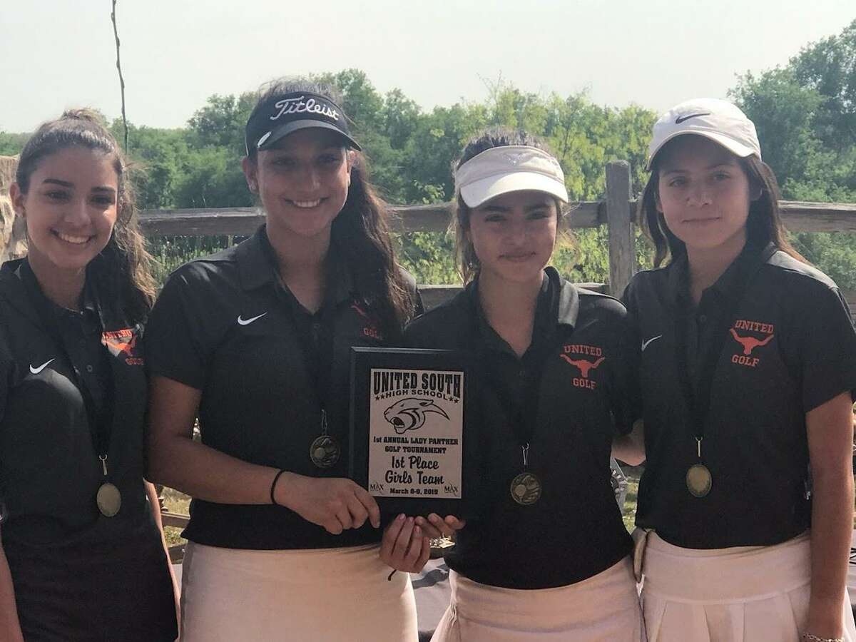 The United golf teams swept the titles at the United South golf tournament Saturday at the Max A. Mandel Municipal Golf Course.