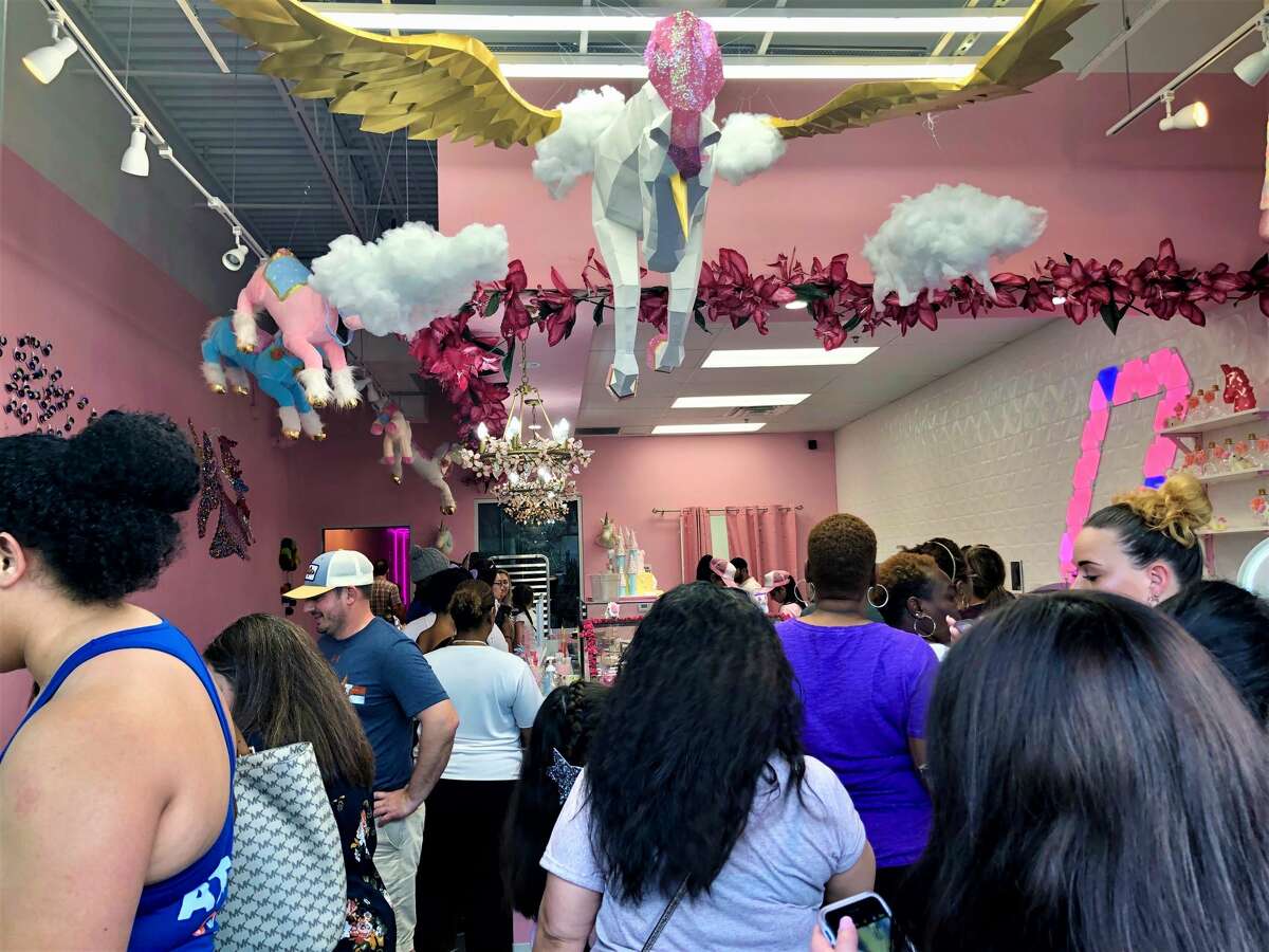Houstonians turn out in force to the grand opening weekend of the Unicorn Magical Dessert Bar in Montrose.