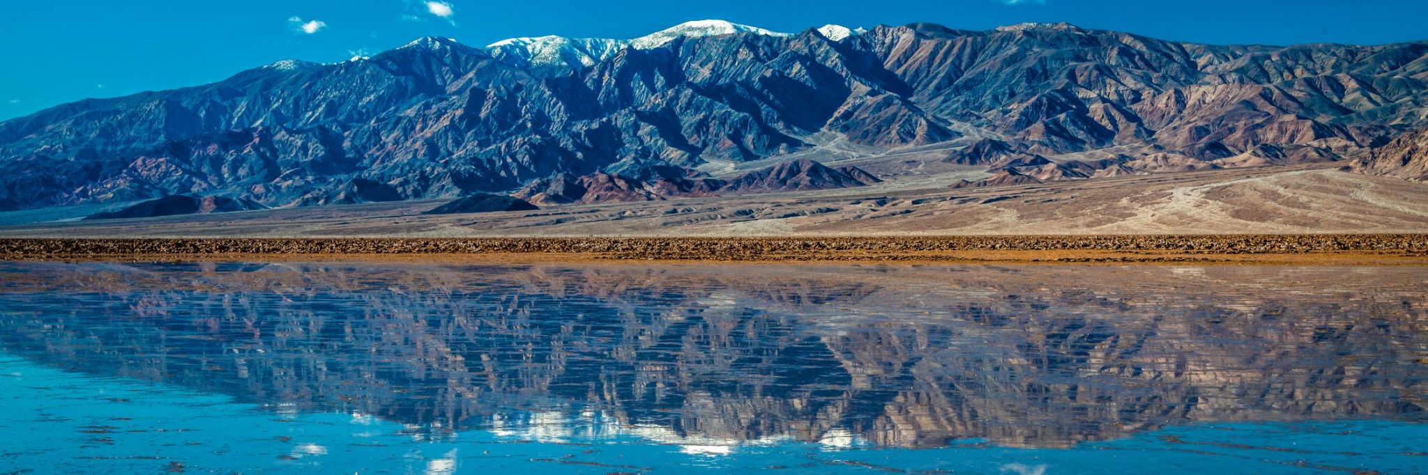 Rare 10 Mile Long Lake Forms In Death Valley After Heavy