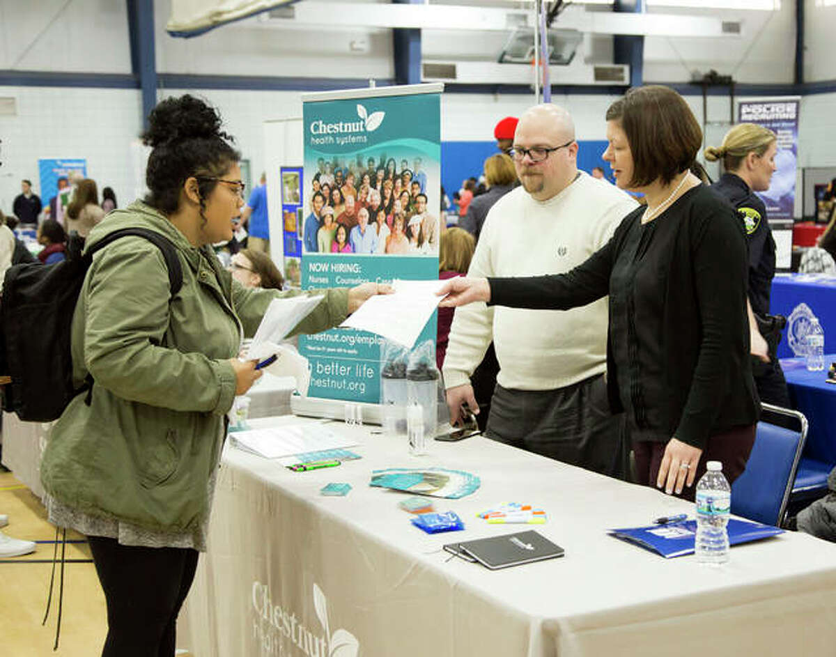 Lewis and Clark Community College held its 2018 Job Fair in the George C. Terry River Bend Arena.
