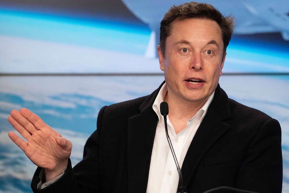 (FILES) In this file photo taken on March 2, 2019 SpaceX chief Elon Musk speaks during a press conference after the launch of SpaceX Crew Dragon Demo mission at the Kennedy Space Center in Florida. - Lawyers for Tesla chief Elon Musk on March 11, 2019 argued that US regulators overstepped their bounds by calling for him to be held in contempt for a tweet. (Photo by Jim WATSON / AFP)JIM WATSON/AFP/Getty Images