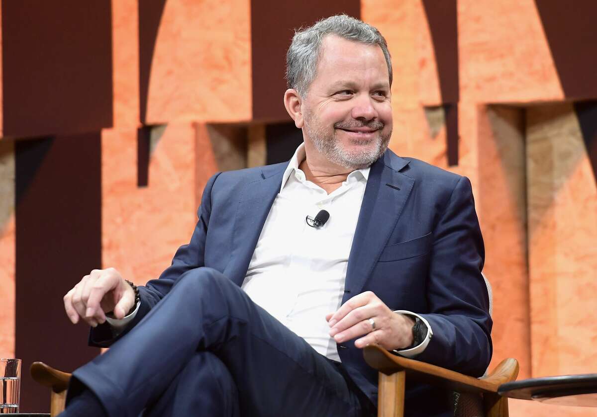 FILE — Co-Founder and CEO of the Rise Fund and Co-Founder and Managing Partner of TPG Growth Bill McGlashan speaks onstage during Vanity Fair New Establishment Summit at Wallis Annenberg Center for the Performing Arts on October 3, 2017 in Beverly Hills, California. McGlashan, a Mill Valley resident, was indicted as part of a college admissions scandal.