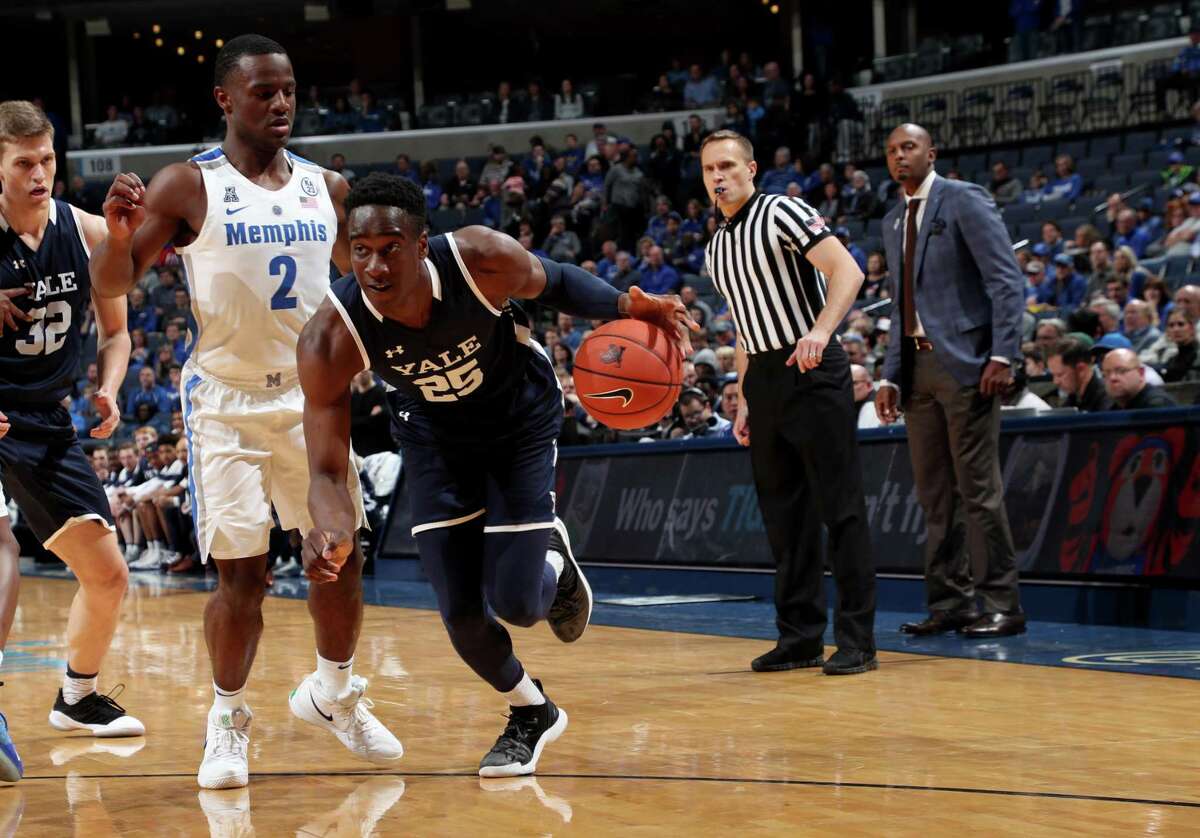 Yale junior guard Miye Oni was named the Ivy League Player of the year on Tuesday, March 12, 2019. Oni is averaging 17.4 points, 6.4 rebouds and 3.6 aassist for the Bullgods.