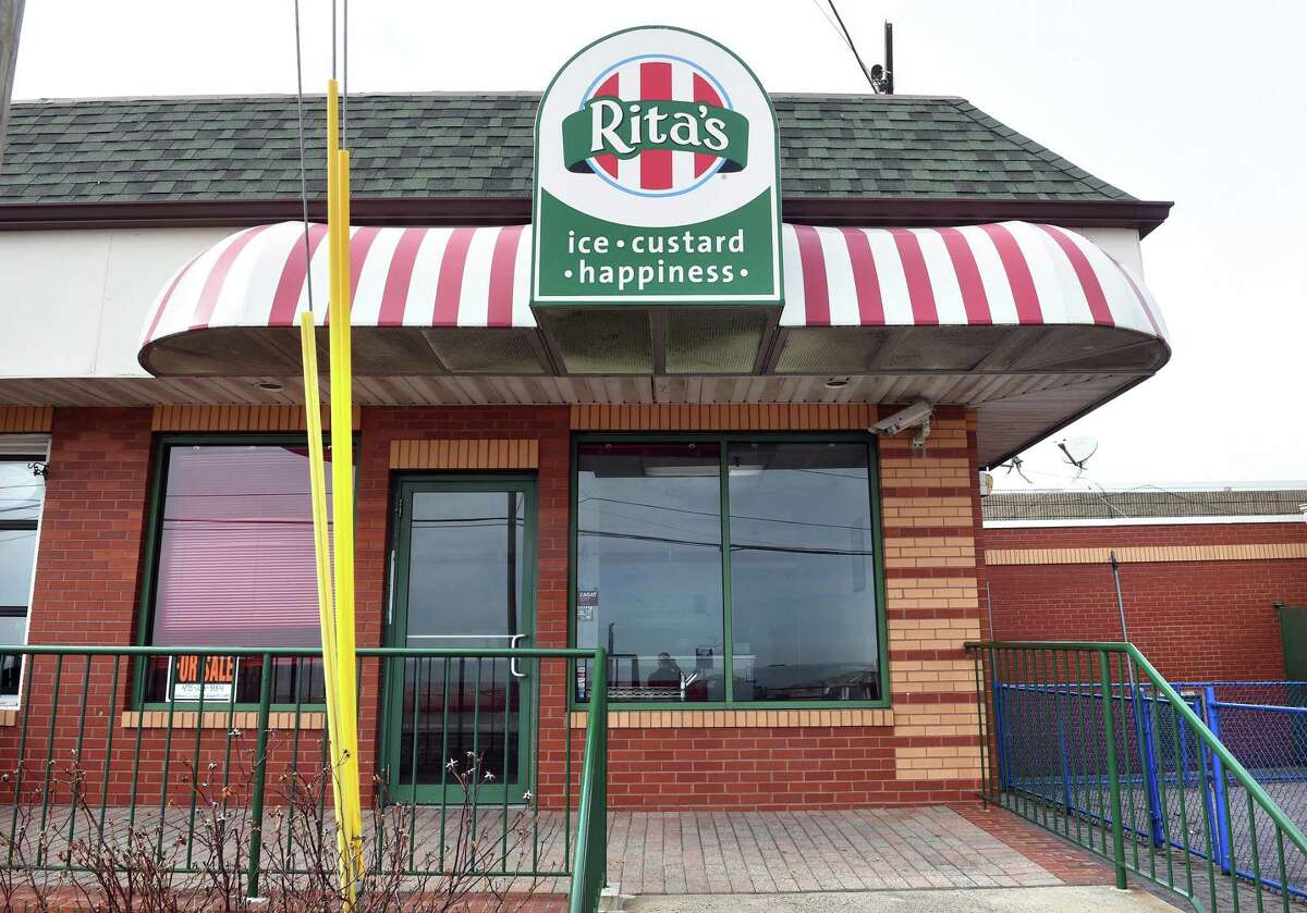 Rita's at 28 Ocean Avenue in West Haven is closed as photographed on March 13, 2019.