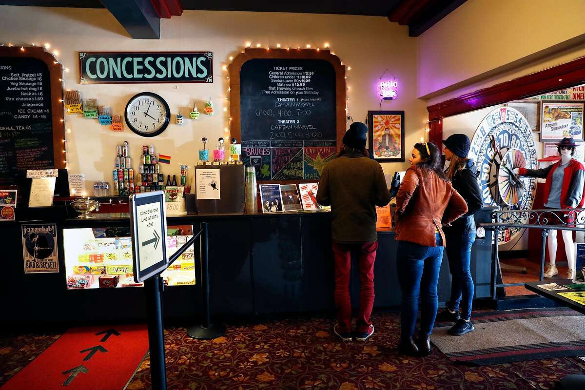 Concessions area at Balboa Theater in San Francisco, Calif., on Monday, March 11, 2019.