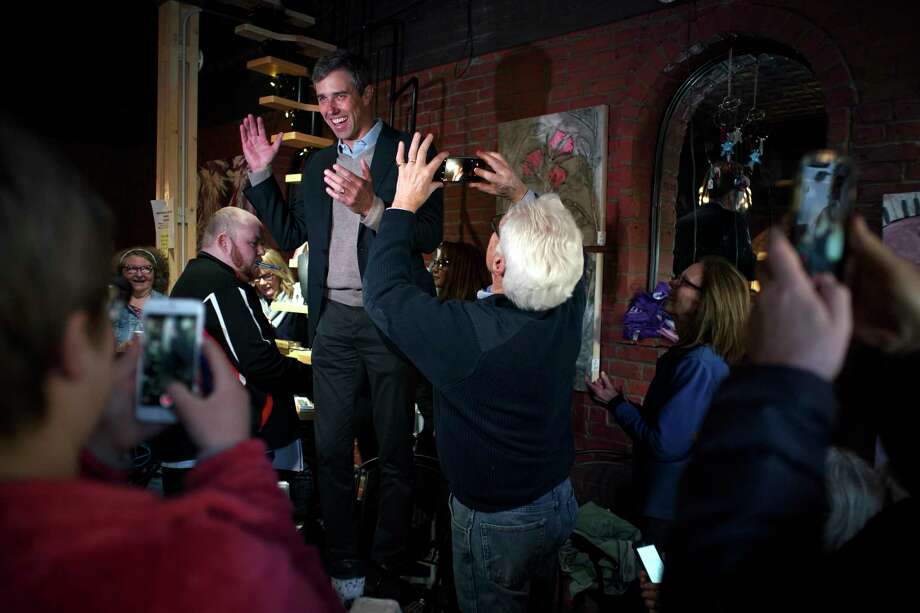 Beto O Rourke Makes First Campaign Stop On 400 Mile Blast