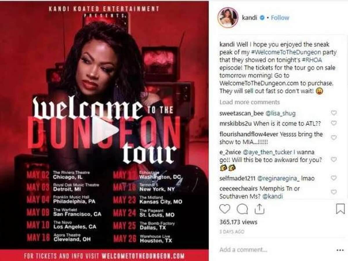 to the Dungeon” Real Housewife Kandi Burruss bringing