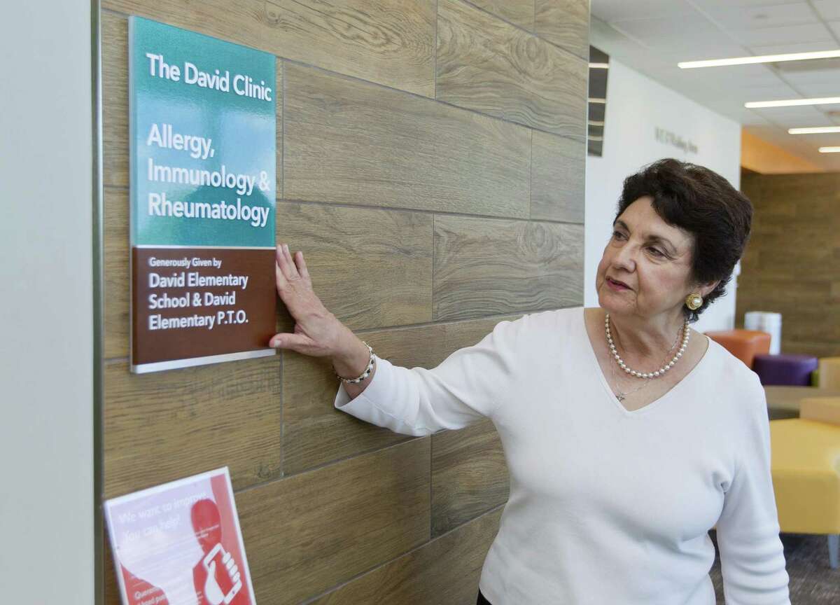 Carol Ann Demaret talks about the legacy of her son David Vetter in The David Clinic at Texas Children’s Hospital The Woodlands, Thursday, July 27, 2017. The clinic, which houses allergy, immunology and rheumatology services, was named after Demaret’s son, who was known as the Bubble Boy,' after being born with severe combined immunodeficiency in 1971. The 26th annual David’s Dream Run to benefit the clinic here and similar center at Texas Children’s Hospital downtown is scheduled for March 30 at Woodforest Bank Stadium in Shenandoah.