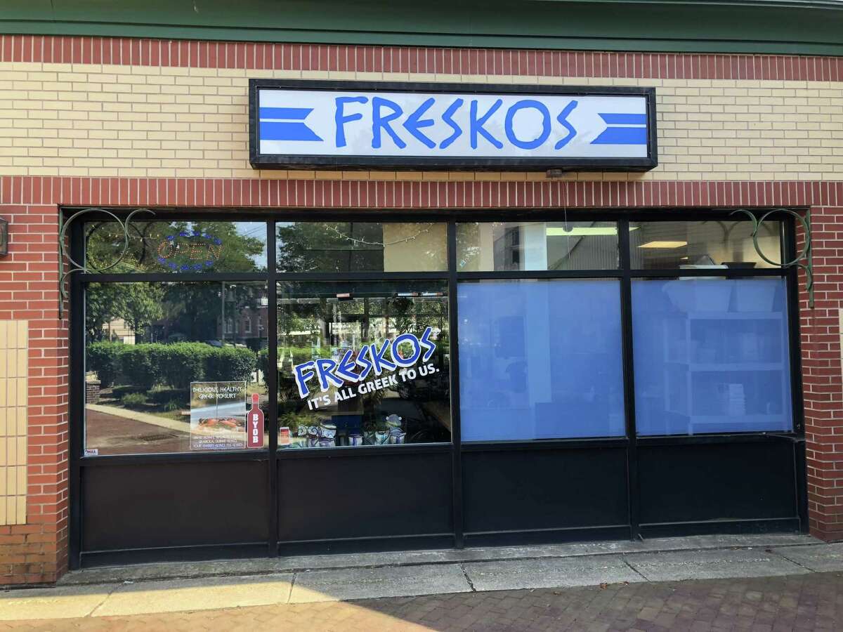 Freskos Greek restaurant in Hamden. The eatery is doing so well the owner has opened a second location on Whitney Avenue in New Haven.