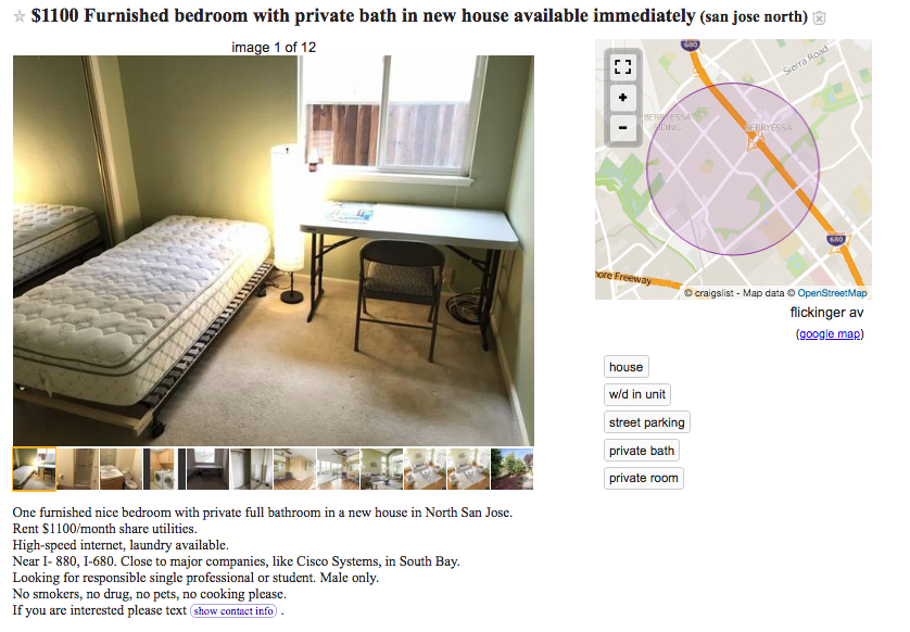 Craigslist south outlet bay furniture