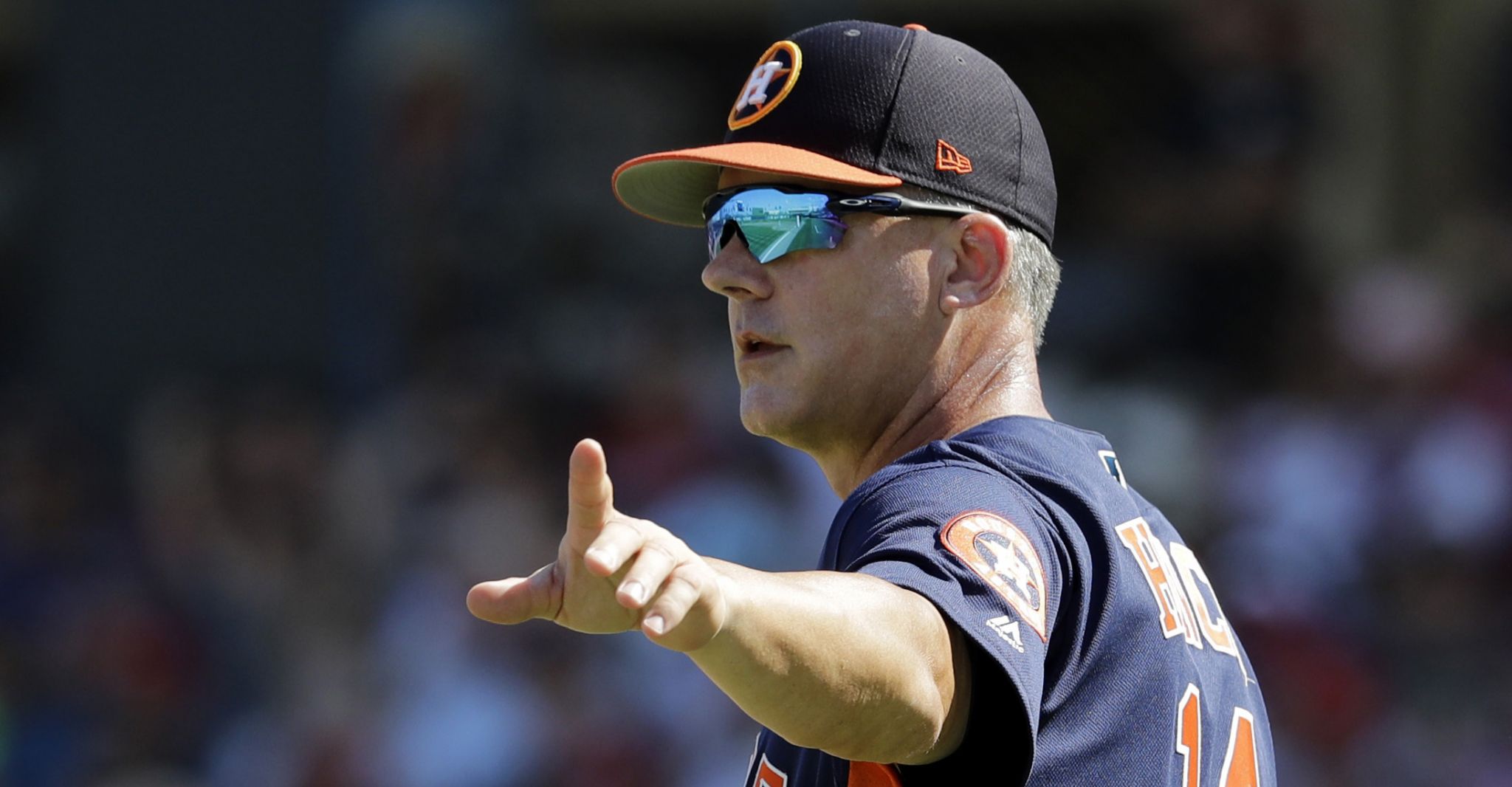 Astros manager A.J. Hinch gets ejected in 1st inning of spring training game - Houston ...2048 x 1066