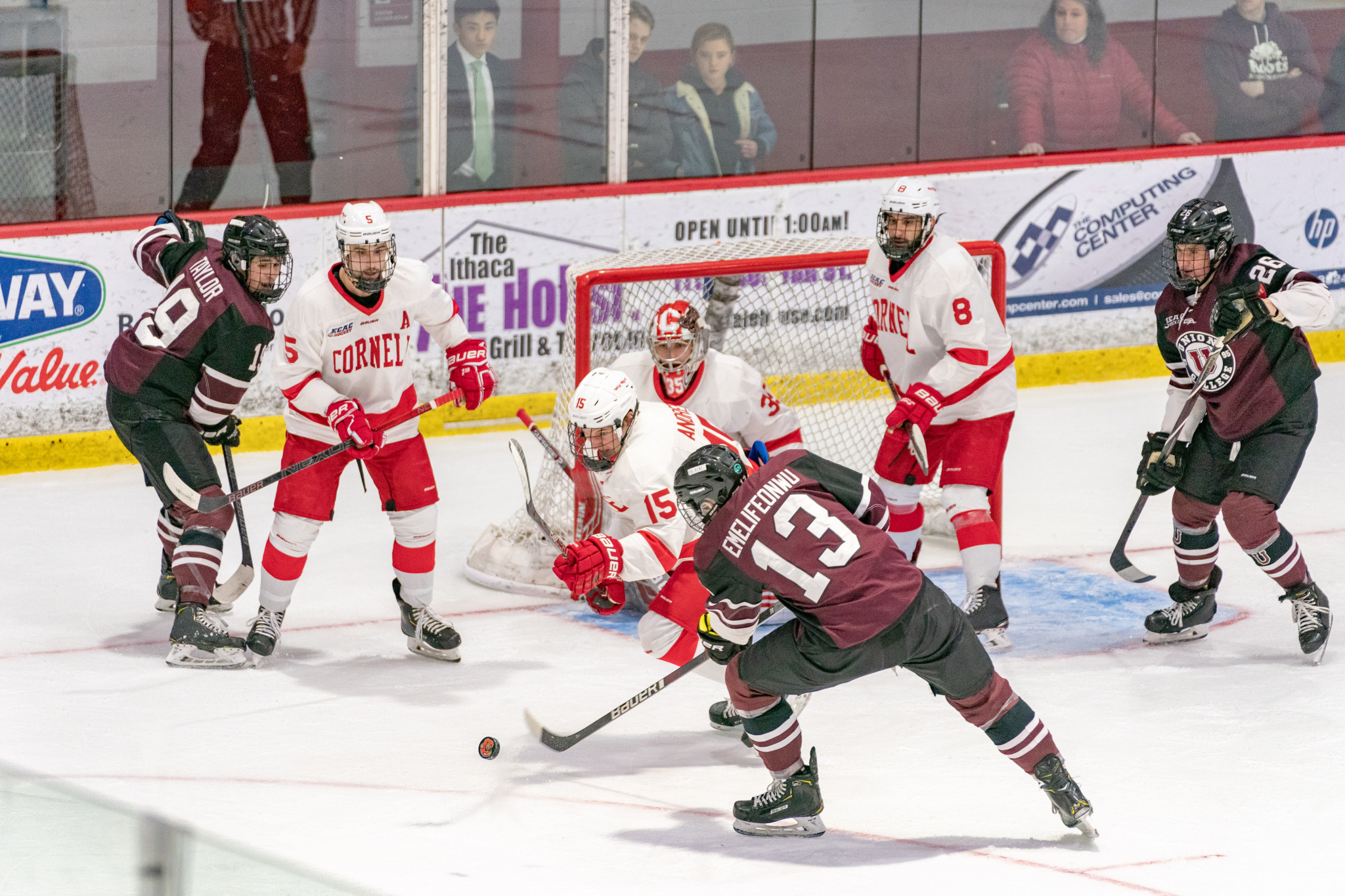 Union hockey on road to end regular season