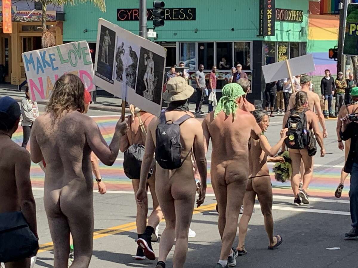 Nude Parade San Francisco.