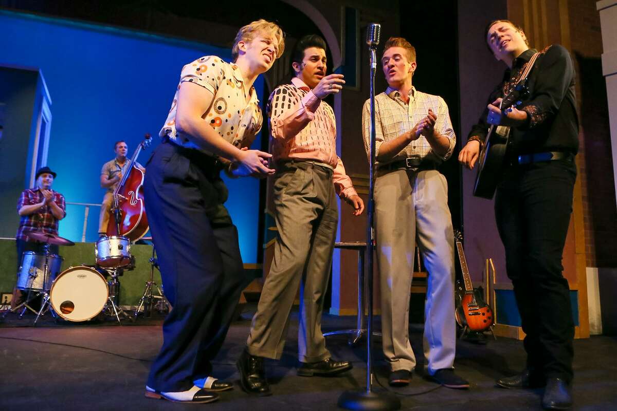 “Million Dollar Quartet”: This musical boasts a smokin’ cast bringing their all to capture a little bit of rock ’n’ roll history. The musical, directed by George Green, is based on the real-life jam session that took place in 1956 at Sun Records between Johnny Cash (Stephen Horst, from right), Carl Perkins (Tyson Gerhardt Hirsch), Elvis Presley (Kavan Hashemian) and Jerry Lee Lewis (Gavin Rohrer). The song list includes “Blue Suede Shoes,” “Who Do You Love,” “Whole Lotta Shakin’ Goin’ On” and “I Walk the Line.” 7:30 p.m. Fridays-Saturdays and 2 p.m. Sundays — with an additional performance at 7 p.m. April 4 — through April 14, The Public Theater of San Antonio, San Pedro Park at Ashby. $20 to $40, thepublicsa.org; 210-733-7258. — Deborah Martin