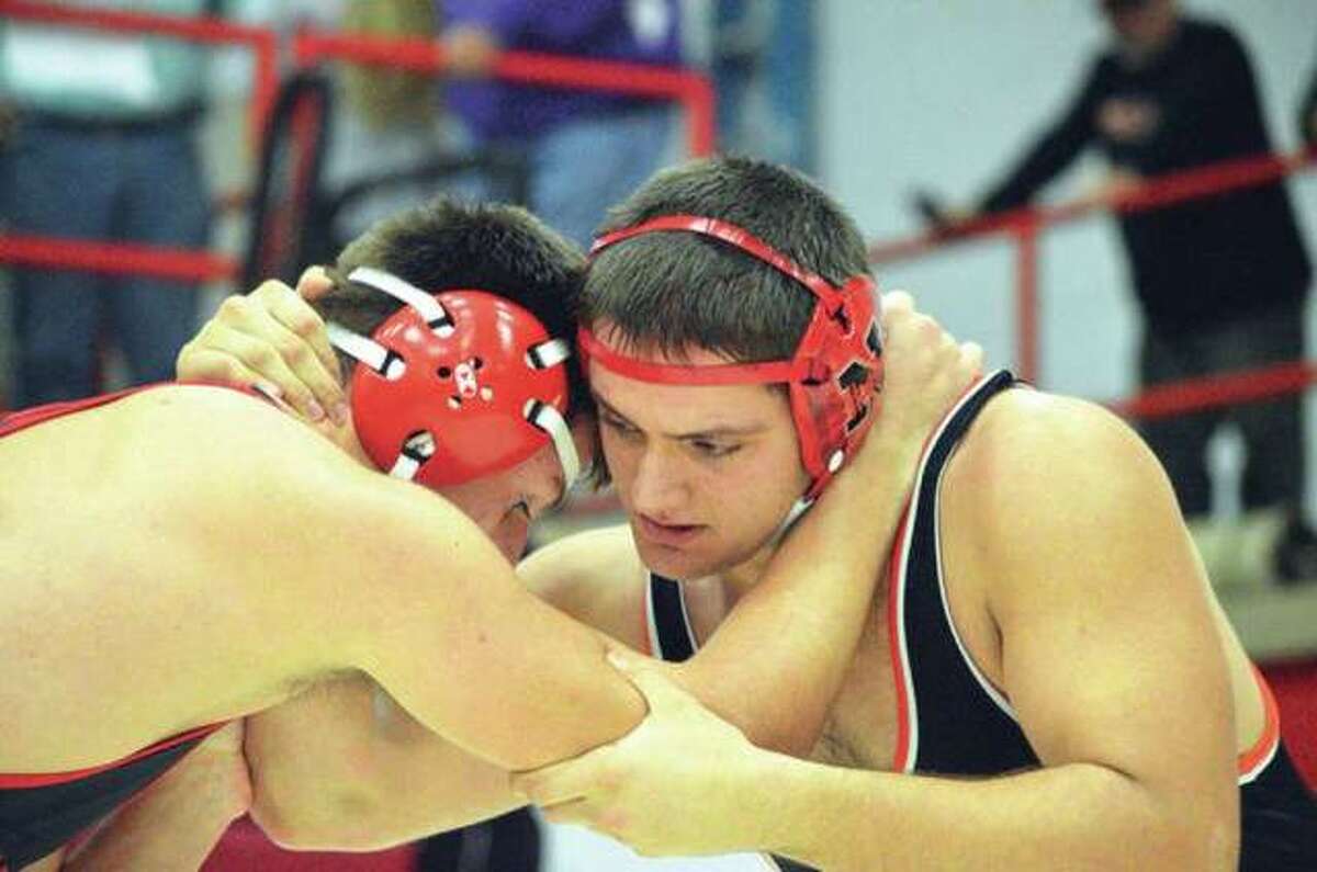 Edwardsville senior Josh Anderson was an All-SWC first-team selection for wrestling.