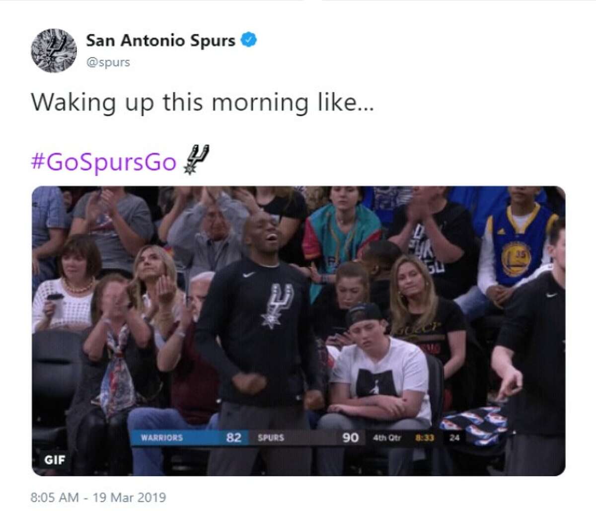 @spurs: Waking up this morning like...