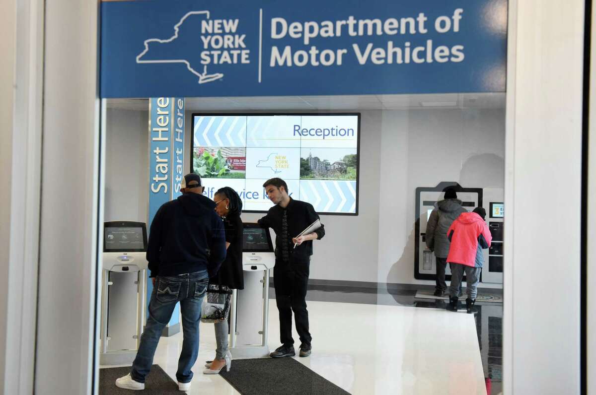 The DMV is still closed, but you can now register your car by mail. (Will Waldron/Times Union)
