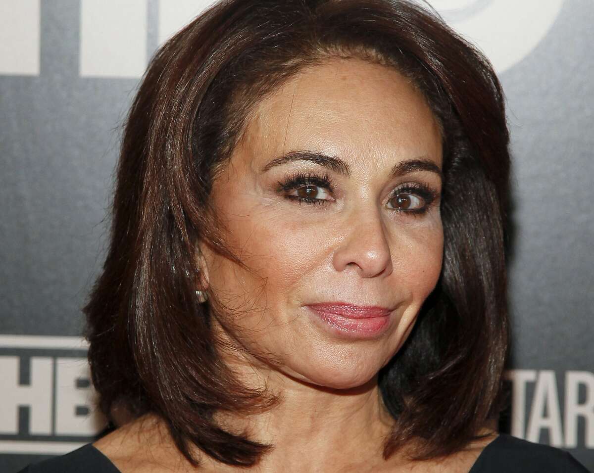 FILE - In this Jan. 28, 2015, file photo, Jeanine Pirro attends the HBO Documentary Series premiere of "THE JINX: The Life and Deaths of Robert Durst," in New York. Fox News weekend host Pirro's show didn't air Saturday night, March 16, 2019, a week after her comments questioning U.S. Rep. Ilhan Omar over her wearing a Muslim head covering. No explanation was given. (Photo by Andy Kropa/Invision/AP, File)