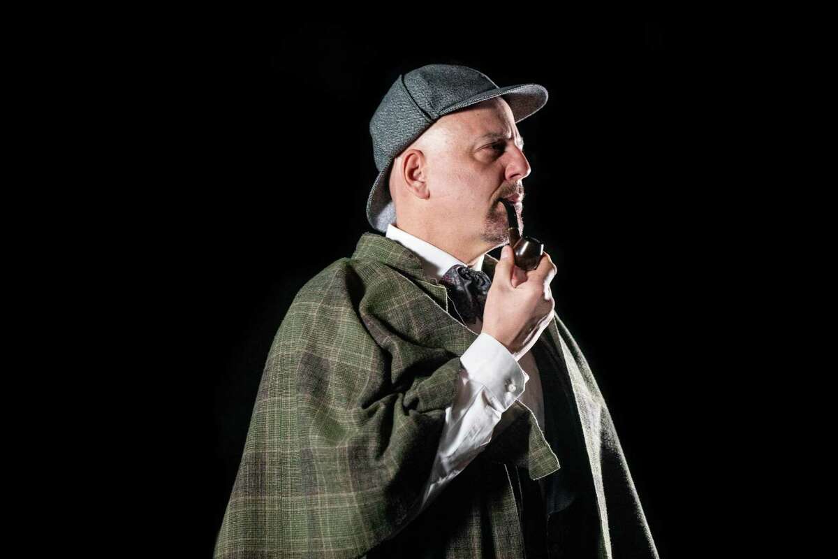 The Warner Stage Company will present Ken Ludwig’s “Baskerville: A Sherlock Holmes Mystery,” in the Nancy Marine Studio Theatre March 23-31. Pictured is Patrick Spaddacino.