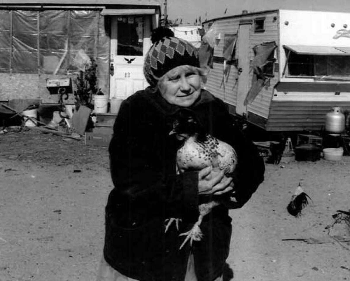 Doris Gagnon was known as "the Chicken Lady'' when she lived in a trailer at Silver Sands in Milford, Conn.