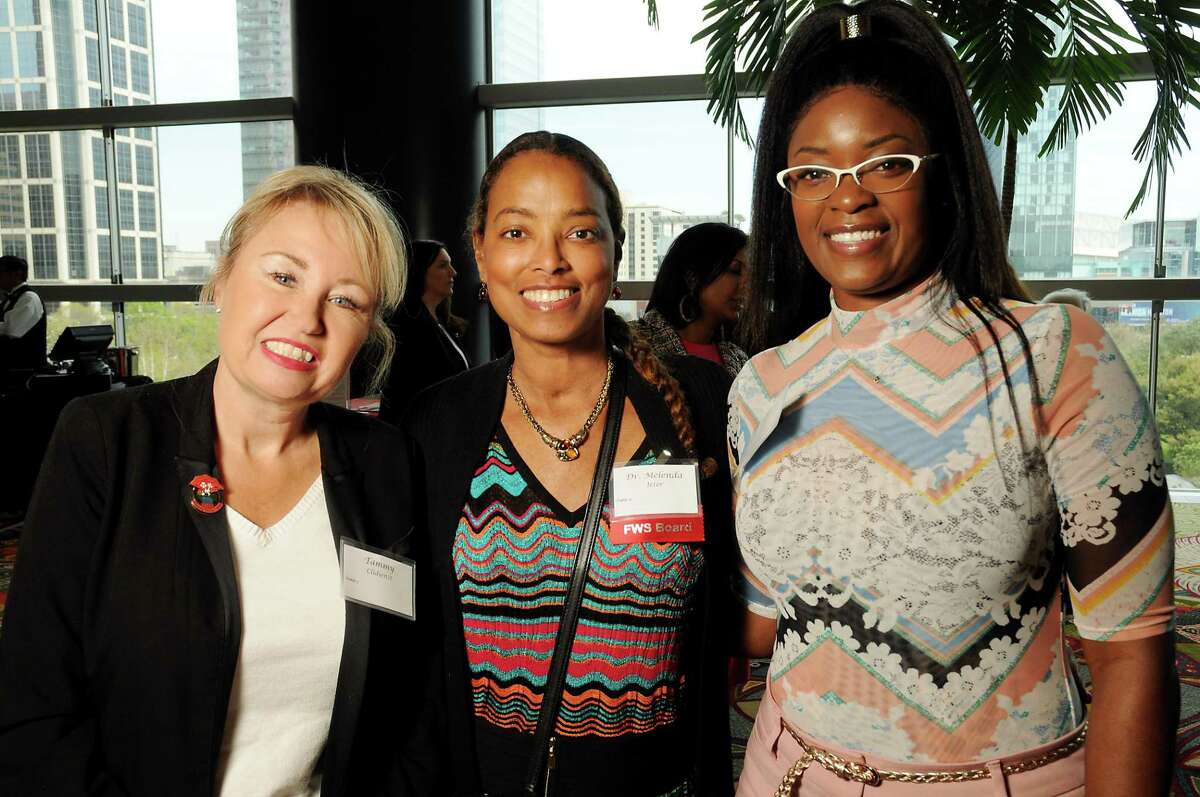 From left: Tammy Clidienst, Dr. Melenda Jeter and Tiecy Cotton