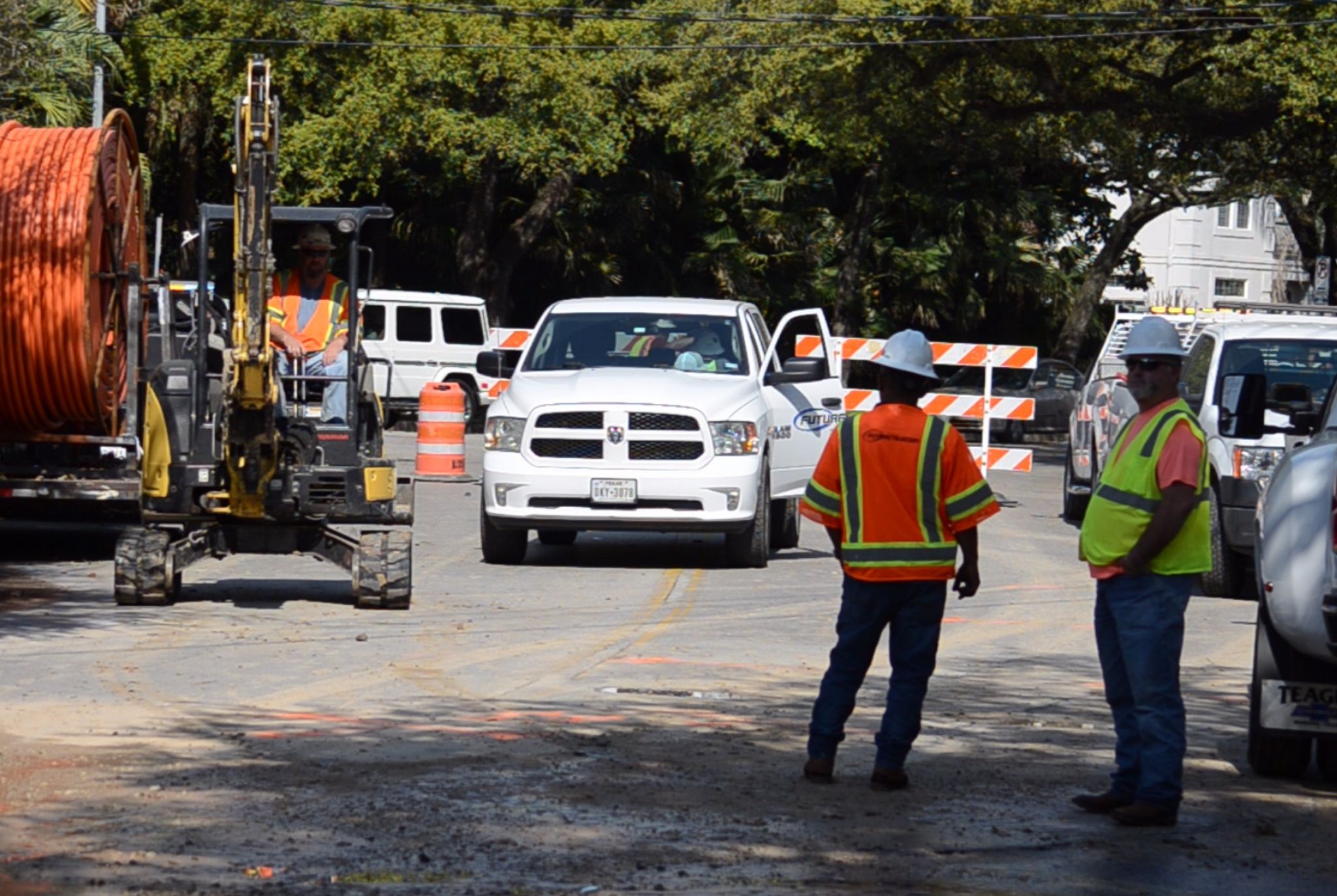 closed in Museum District after contractors strike water main