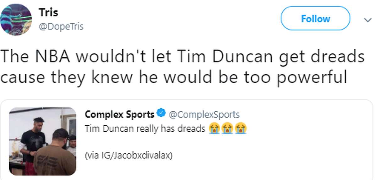 Tim Duncan's Dreadlocks 