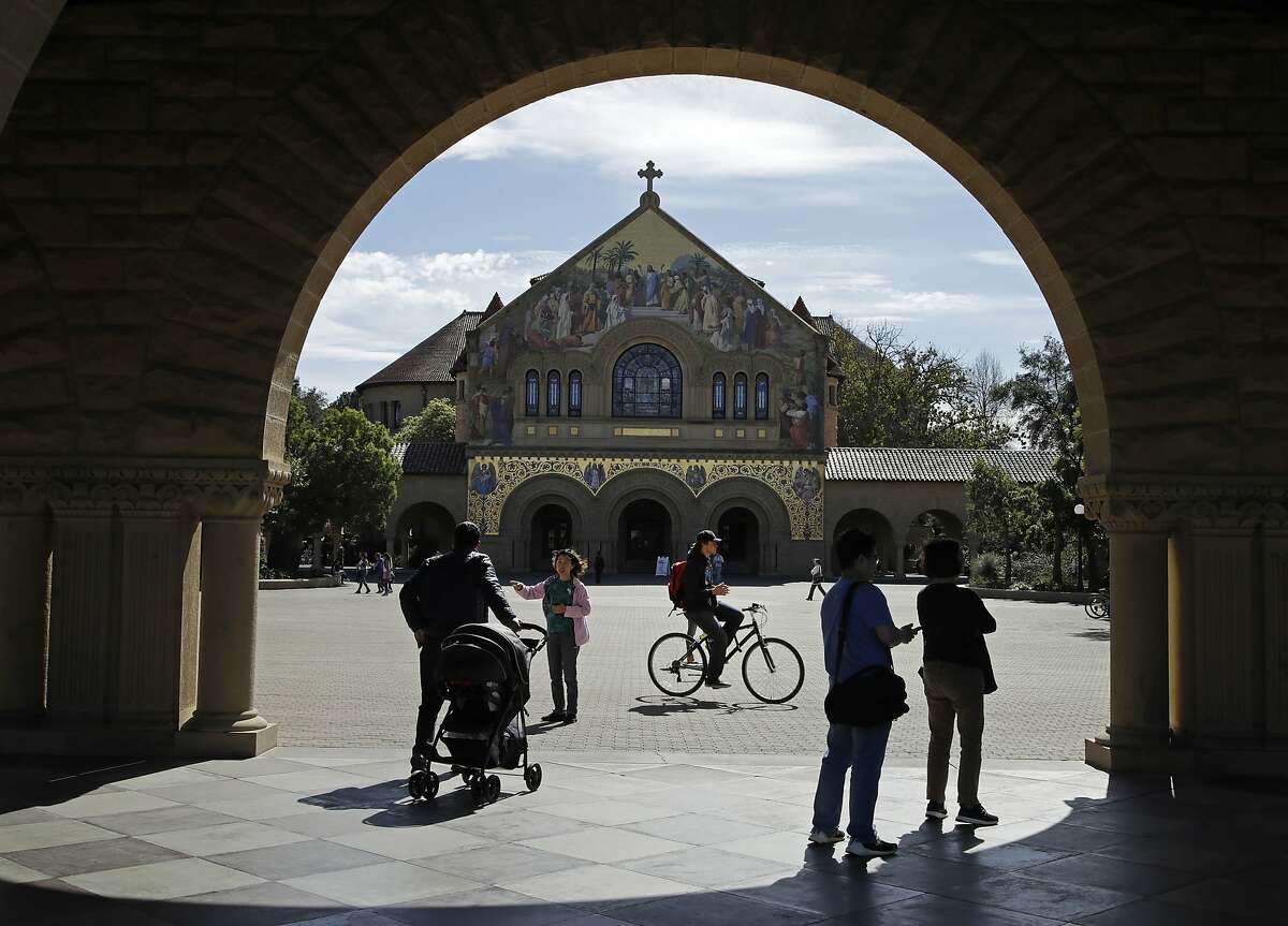 Memorial Church on the Stanford University campus — an anti-racism group never discussed swastikas that were found in the church last July, a state and federal complaint alleges.