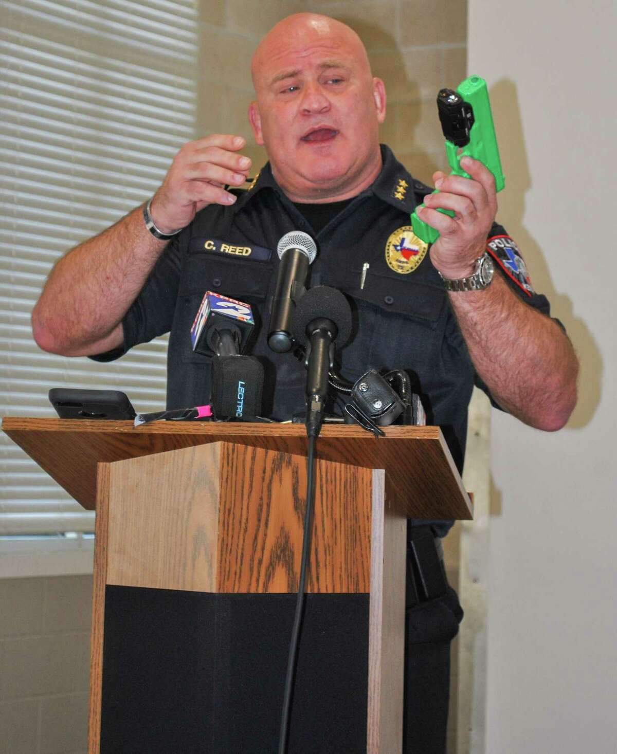 Kemah police Gunmounted camera could boost transparency in police