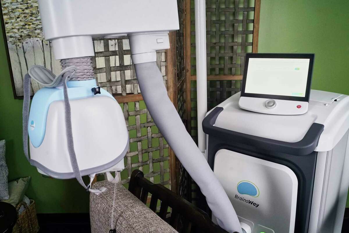 A view of a Transcranial Magnetic Stimulation device at Pinnacle Behavioral Health on Tuesday, March 19, 2019, in Albany, N.Y. (Paul Buckowski/Times Union)