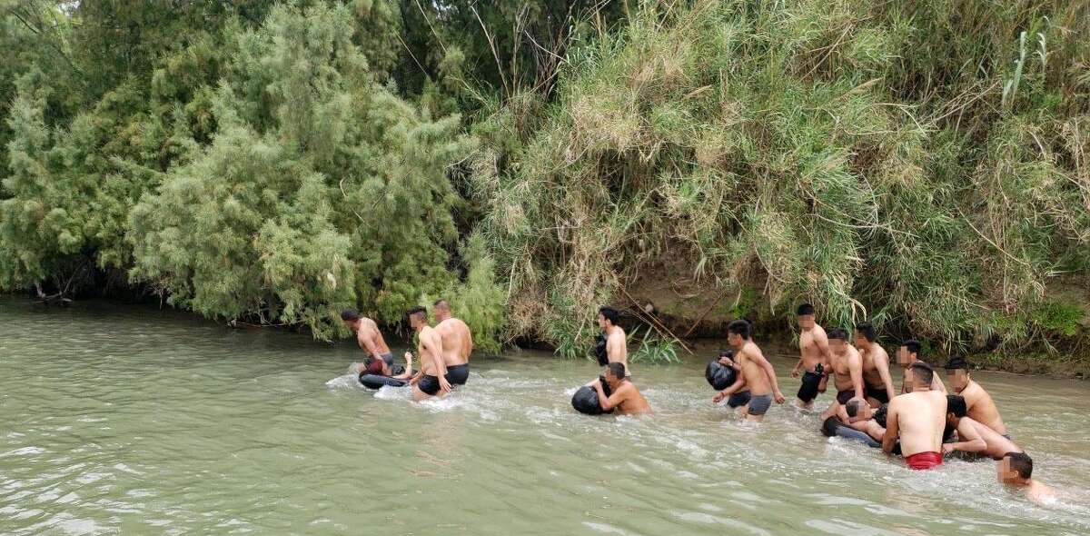 Laredo Border Patrol said agents apprehended 16 undocumented immigrants along the Rio Grande Thursday who were attempting to enter the U.S.