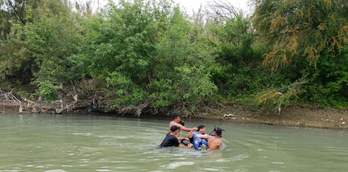 Laredo Border Patrol said agents apprehended 16 undocumented immigrants along the Rio Grande Thursday who were attempting to enter the U.S.