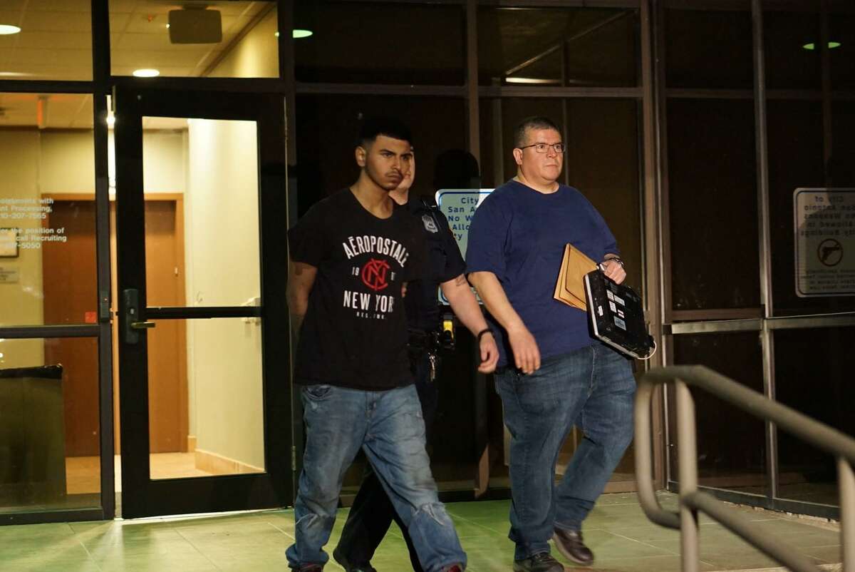 Jesus Luna, 18, was taken into custody Friday night in connection with the shooting of Kim Troy Williams, San Antonio police spokeswoman Jennifer Rodriguez said. Luna faces a charge of aggravated robbery.