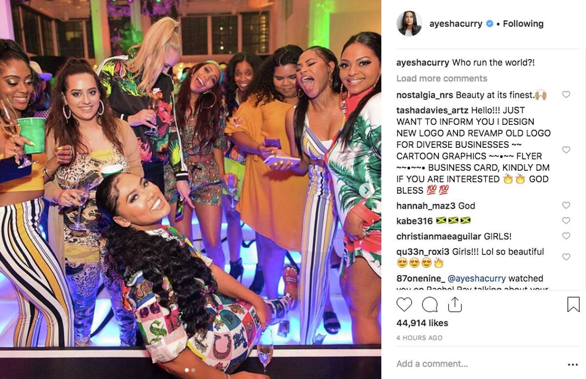 Ayesha Curry had a celebrity-filled bash for her 30th birthday in March 2019.