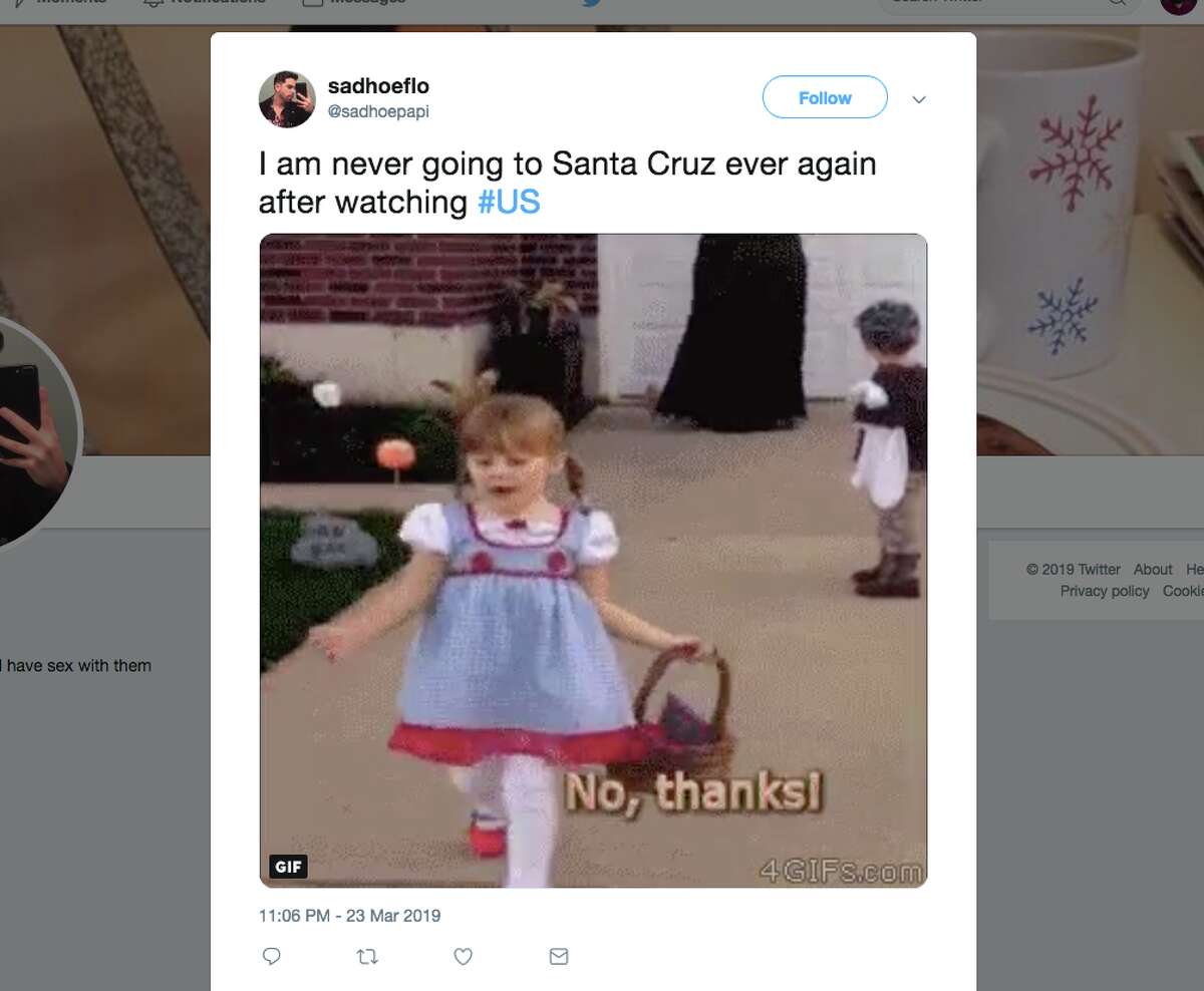 Moviegoers who saw Jordan Peele's psychological horror film 'Us' this weekend took to Twitter to express their fear of the Santa Cruz Boardwalk.