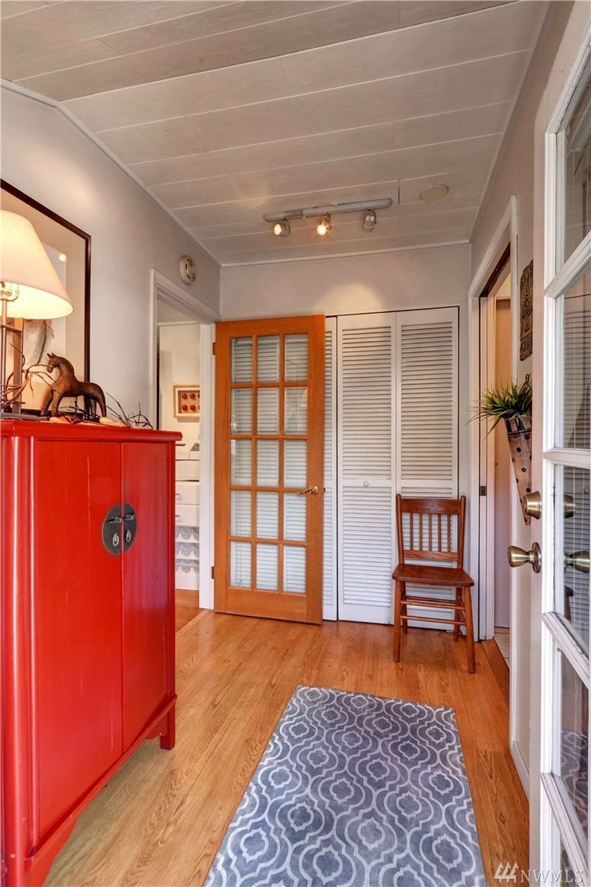 Bitter Lake cottage has its own dock and 50 feet of waterfront