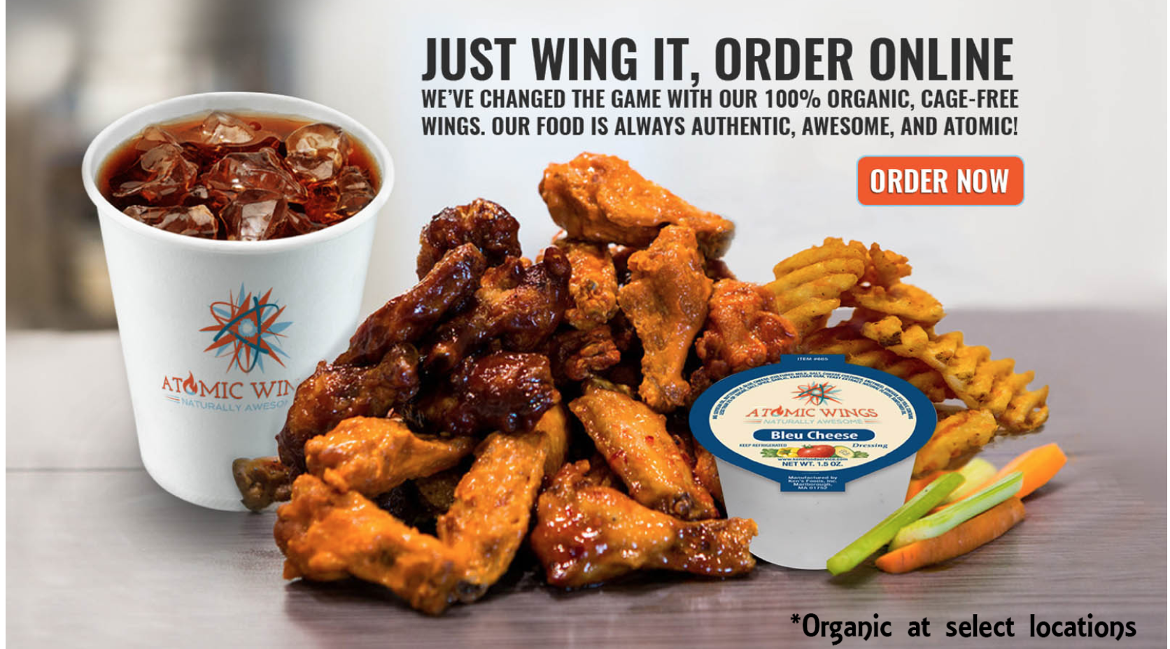 Atomic Wings Opening In Guilderland