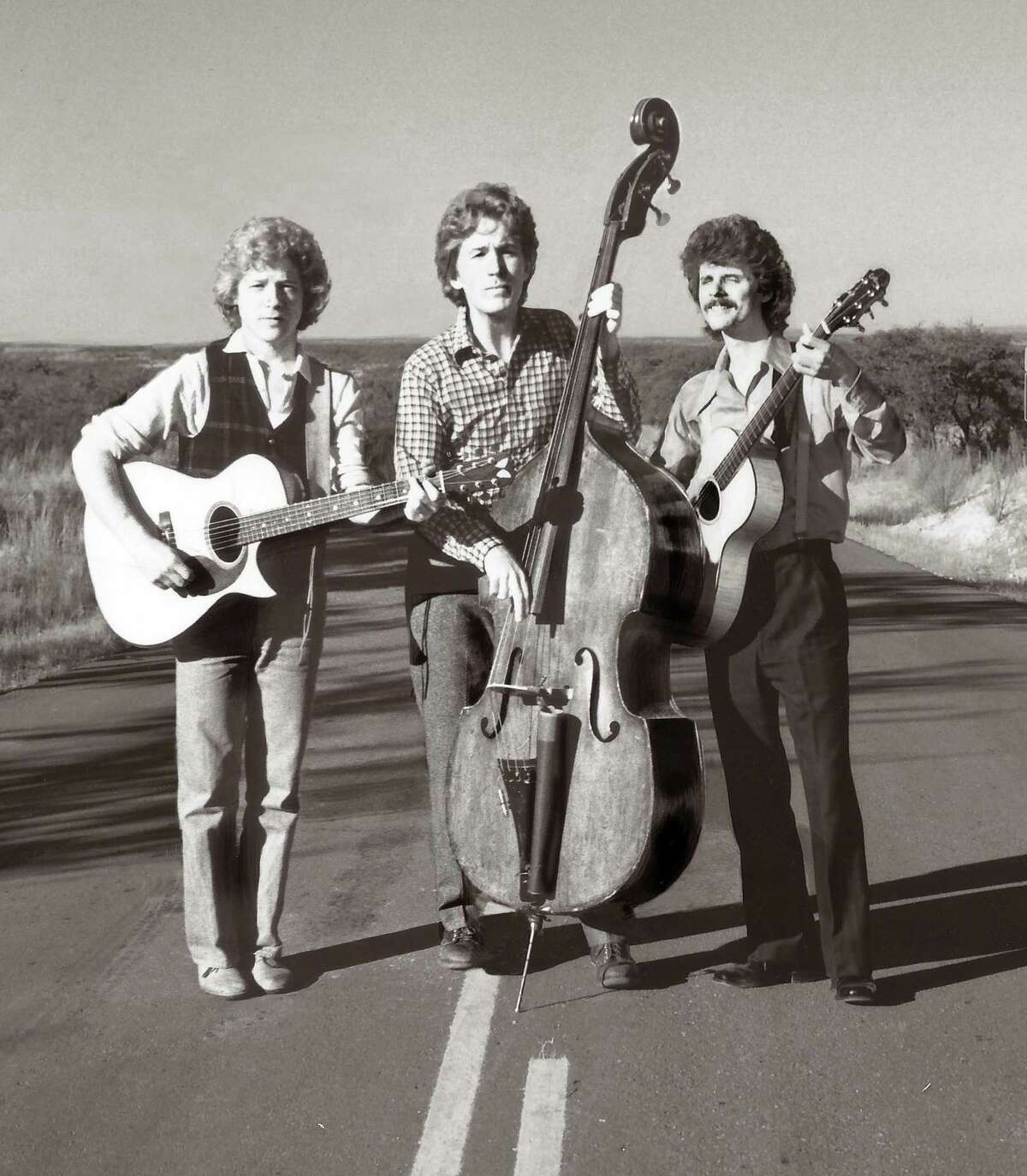 Texas-based Uncle Walt's Band was a trio featuring (from left) DesChamps Hood, David Ball and Walter Hyatt