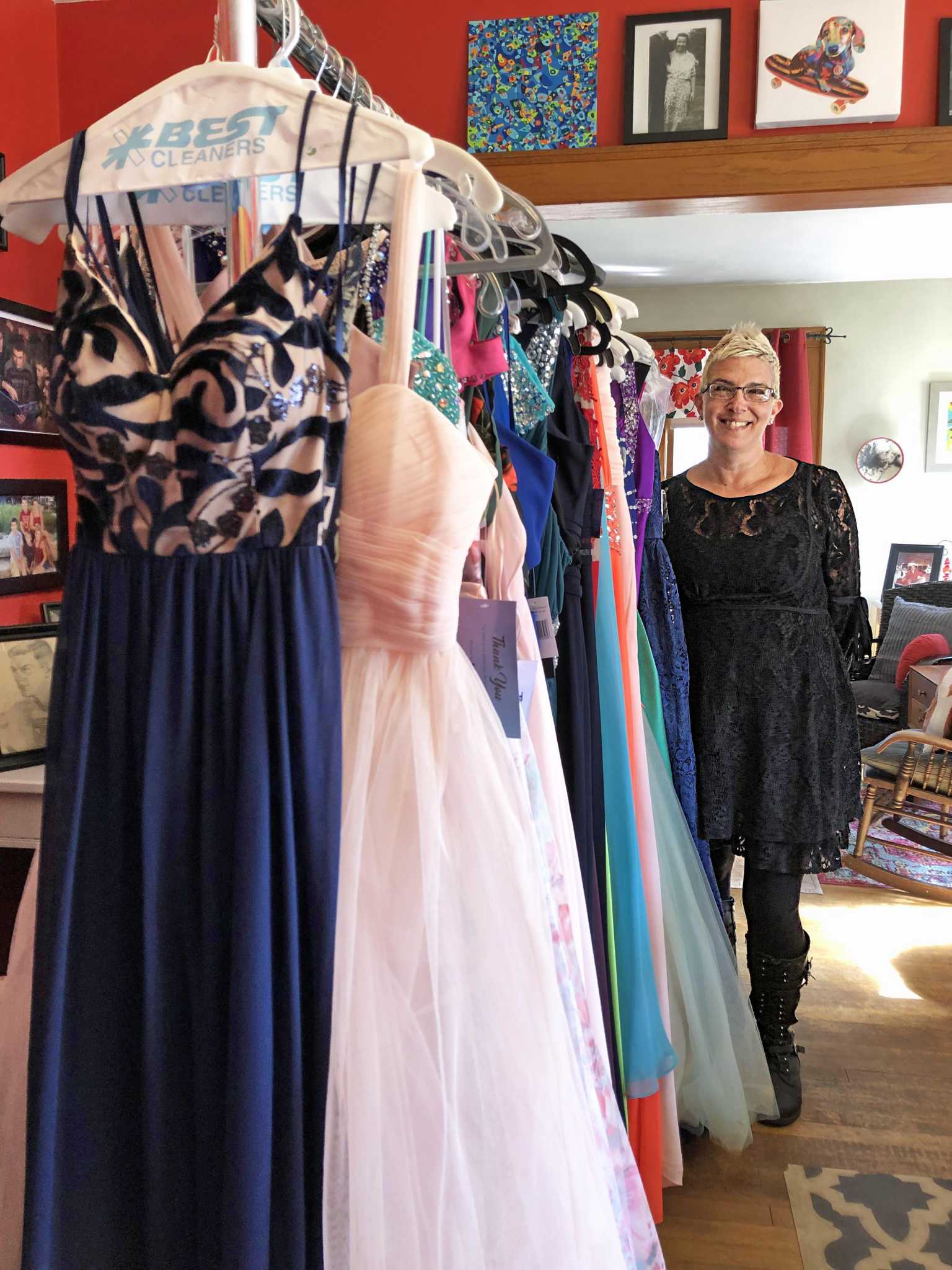 Portland’s Perfect Prom of CT allows girls to borrow gowns with a