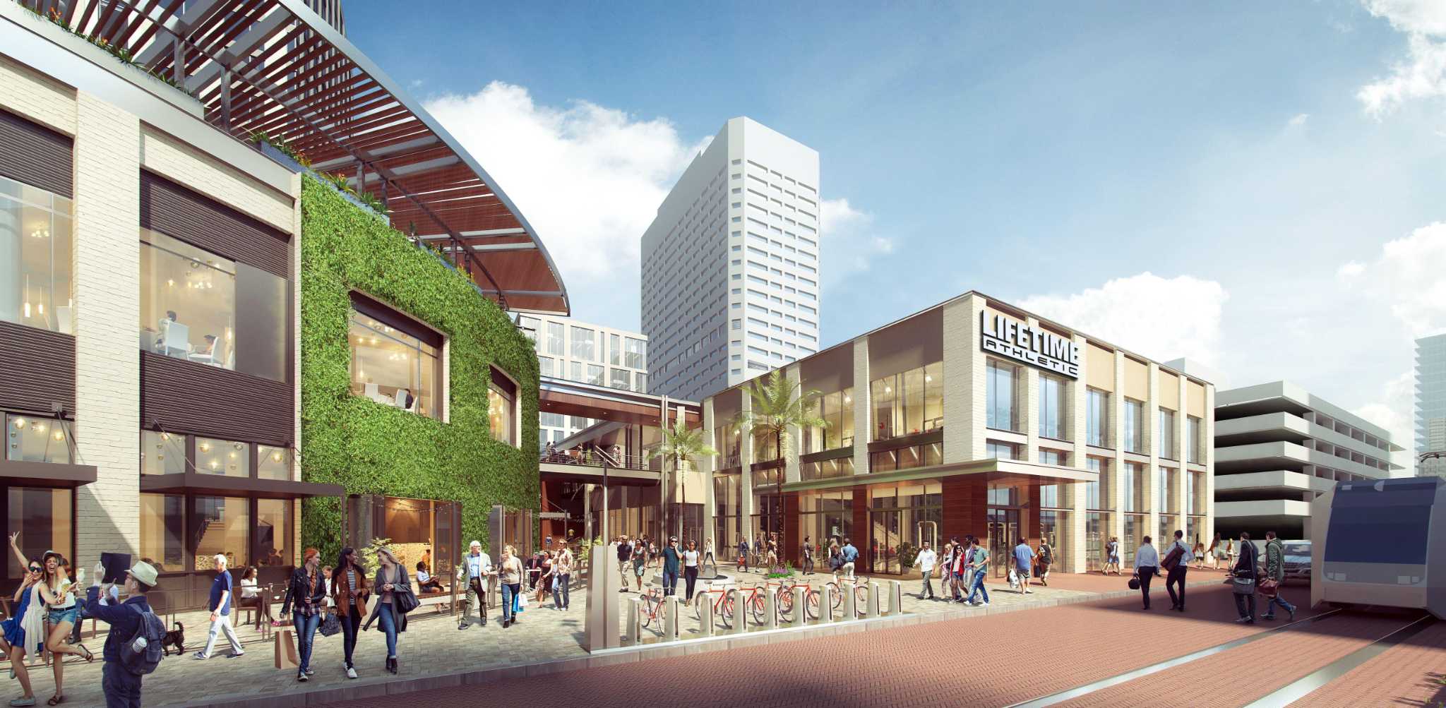 Newest Downtown Tenant Life Time Fitness Center And Coworking