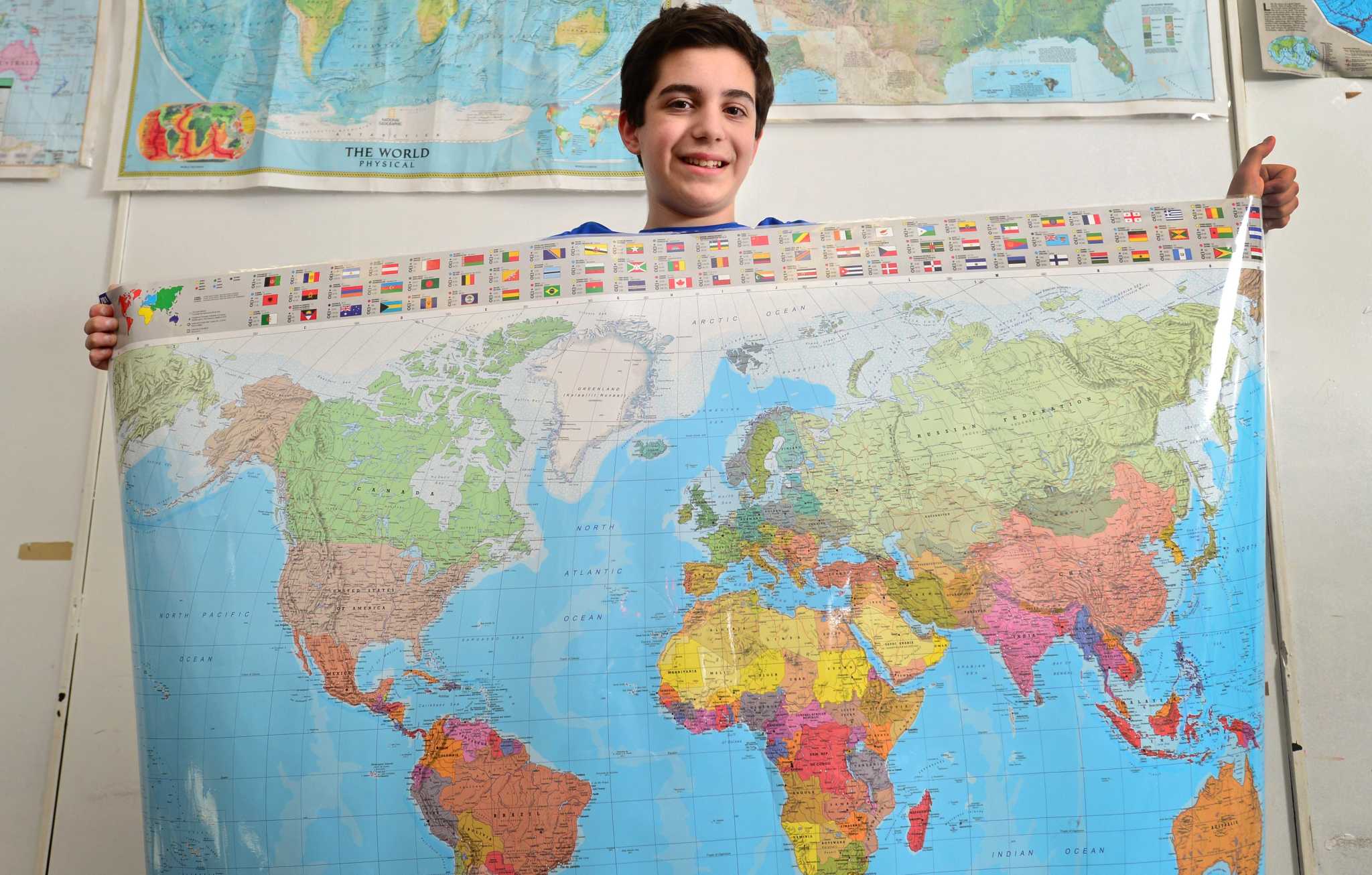 Geography Bee winner hopes to put Roton on the map