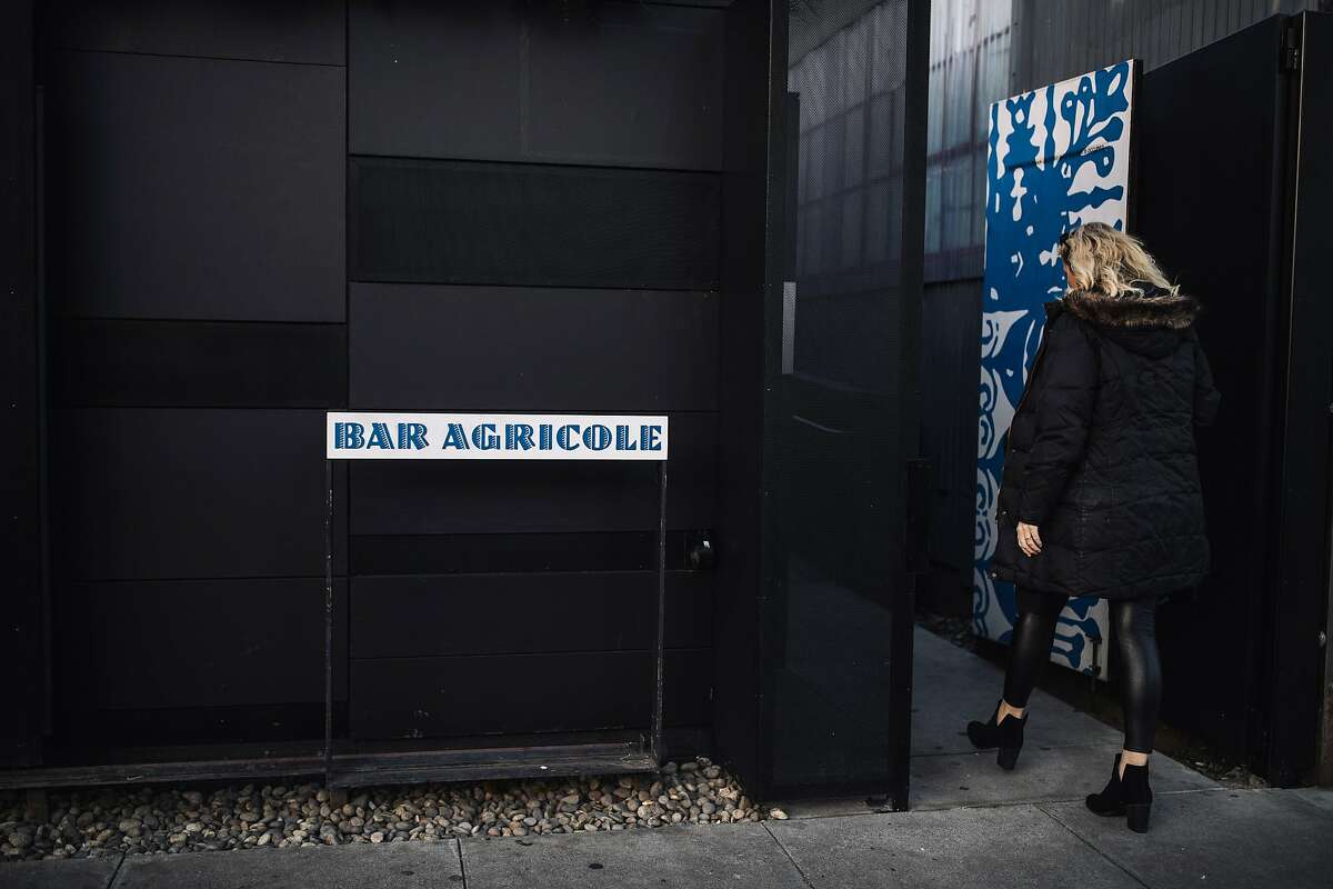 An exterior view of Bar Agricole in San Francisco, Calif. on Thursday, March 22, 2018.