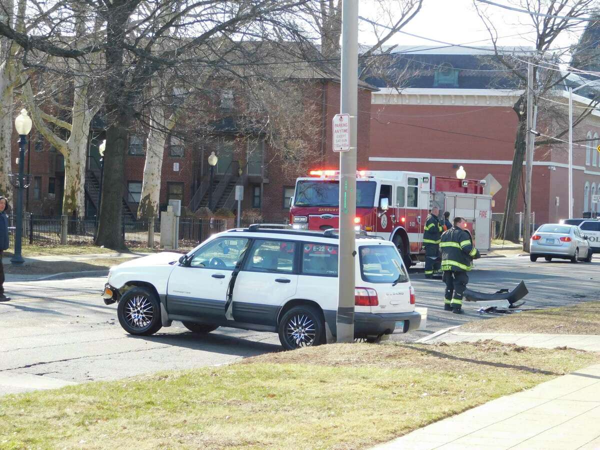 Accident shuts down part of Main Street in Danbury
