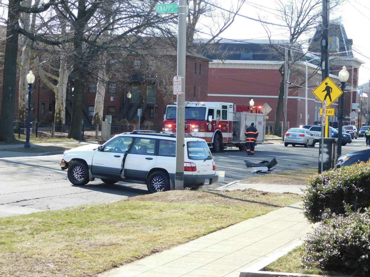 Accident shuts down part of Main Street in Danbury