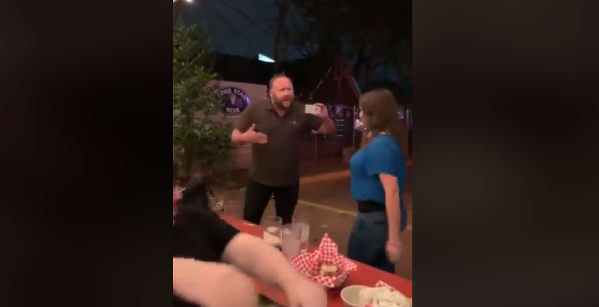Infowars host and right-wing commentator Alex Jones was filmed berating customers at an Austin restaurant. He called them various names such as cowards, idiots and wimps. However, he says the video doesn't show the full story.