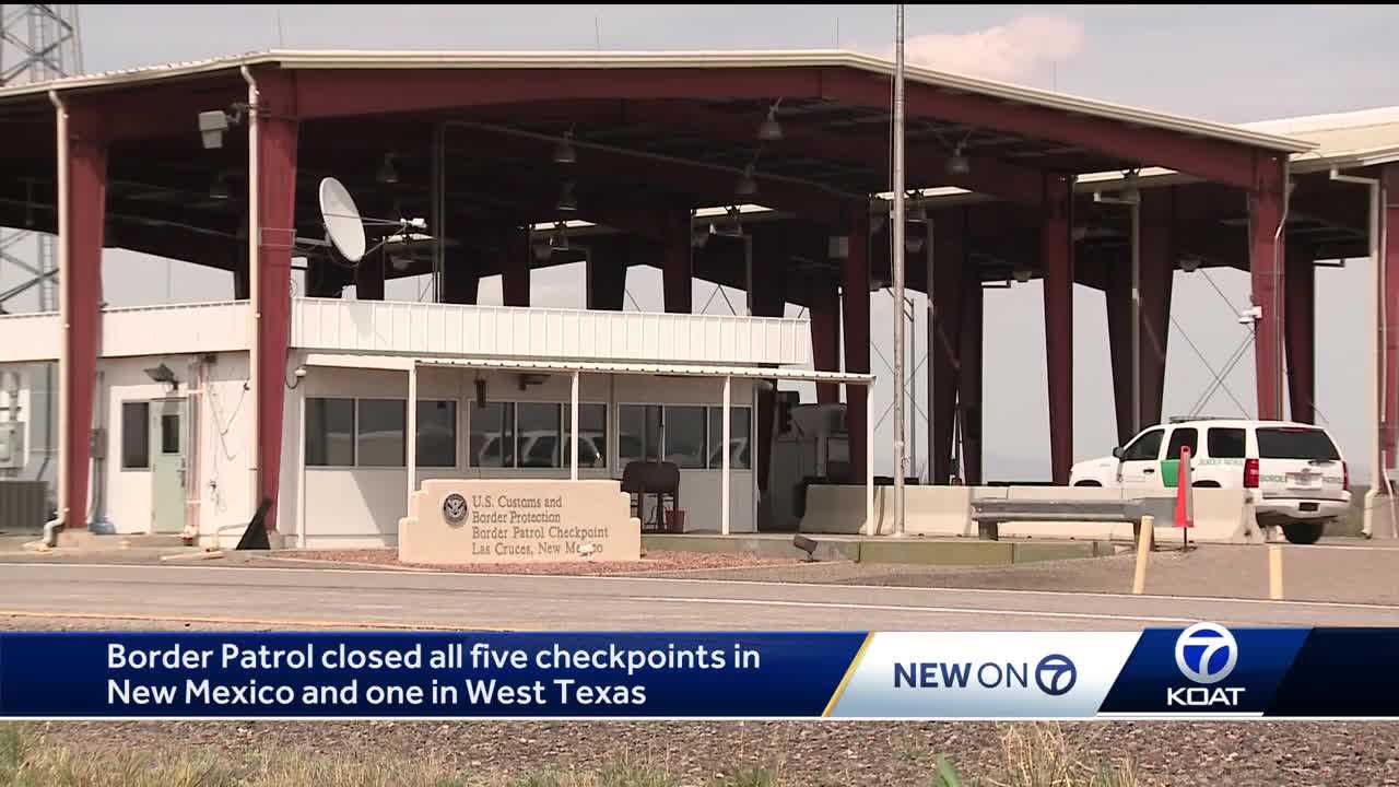 Border Patrol closes all checkpoints in New Mexico
